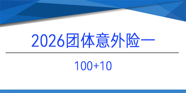 團(tuán)體意外險(xiǎn),100+10